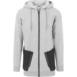 Hooded sweatshirt Urban Classic long pead zip image-0