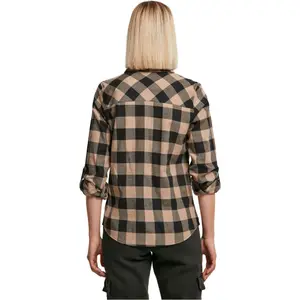 Camisa de cuadros de mujer Urban Classics Turnup image-4