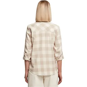 Camisa de cuadros de mujer Urban Classics Turnup image-4