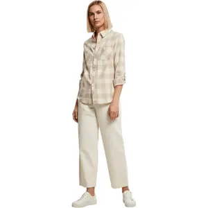 Camisa de cuadros de mujer Urban Classics Turnup image-1