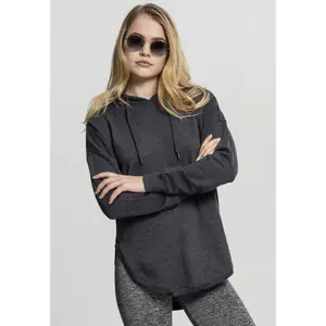 Women's hooded sweatshirt Urban Classic oversized terry image-3