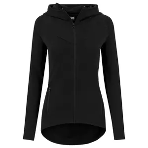 Women's hooded sweatshirt Urban Classic athletic interlo zip image-0