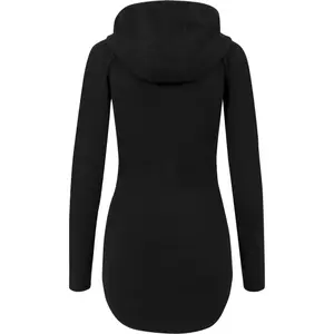 Women's hooded sweatshirt Urban Classic athletic interlo zip image-5