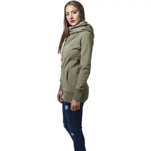 Women's hooded sweatshirt Urban Classic long logopatch image-3