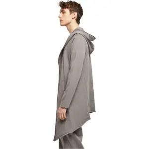 Cárdigan largo con capucha y borde abierto Urban Classics image-3