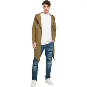 Langer Kapuzencardigan mit offener Kante Urban Classics image-1