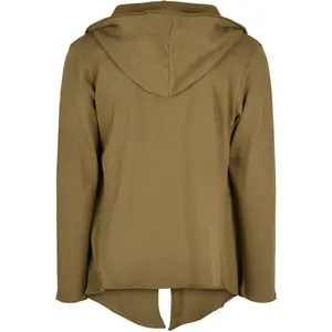 Langer Kapuzencardigan mit offener Kante Urban Classics image-5