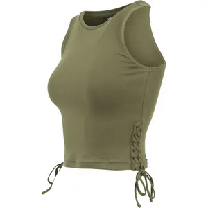 Crop Top Damen Urban Classic lace image-3