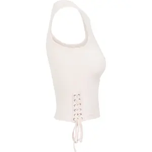 Crop Top Damen Urban Classic lace image-6
