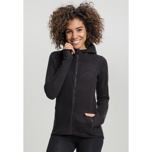 Women's hooded sweatshirt Urban Classic polar fleece zip image-1