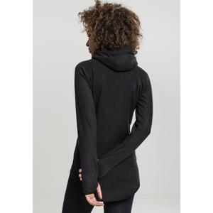 Women's hooded sweatshirt Urban Classic polar fleece zip image-5