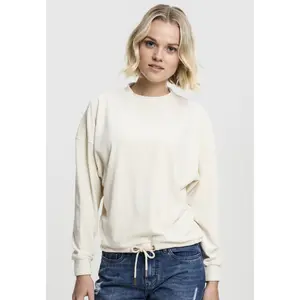 Women's T-shirt Urban Classic Oversized velvet crew image-1