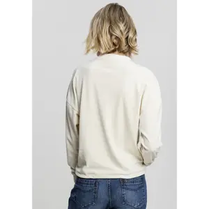 Women's T-shirt Urban Classic Oversized velvet crew image-3