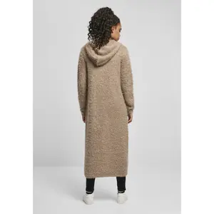 Cardigan long femme Urban Classics hooded feather image-2