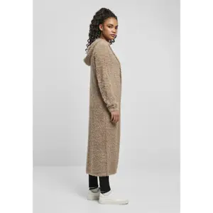 Cardigan long femme Urban Classics hooded feather image-3