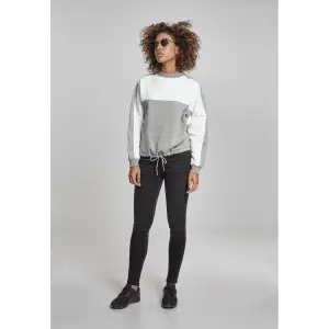 T-shirt til kvinder Urban Classic Oversized 2-tone Stripe crew image-2