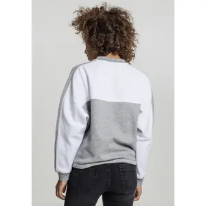 T-shirt til kvinder Urban Classic Oversized 2-tone Stripe crew image-5