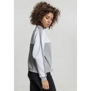 T-shirt til kvinder Urban Classic Oversized 2-tone Stripe crew image-6