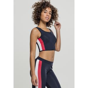 Women's crop top Urban Classic Stripe zip image-2