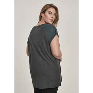 T-shirt i stor storlek för kvinnor Urban Classic contrat raglan image-4