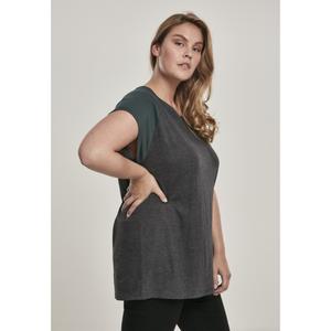 T-shirt i stor storlek för kvinnor Urban Classic contrat raglan image-5