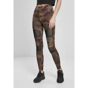 Mallas para mujer Urban Classics camo tech mesh image-0