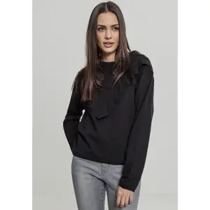 T-shirt til kvinder Urban Classic terry volant crew image-1