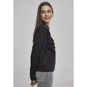 T-shirt til kvinder Urban Classic terry volant crew image-5