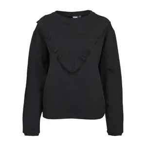 T-shirt til kvinder Urban Classic terry volant crew image-0