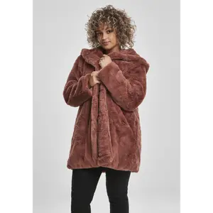 Parka mujer tallas grandes Urban Classic hooded teddy coat image-0