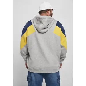 Hooded sweatshirt Urban Classics oversize 3-tone (grandes tailles) image-4