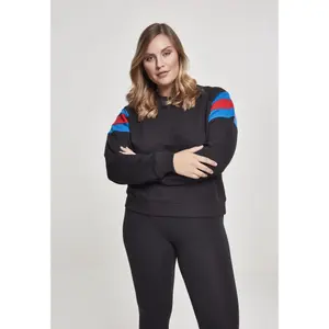 T-shirt de mulher Urban Classic leeve Stripe crew image-3