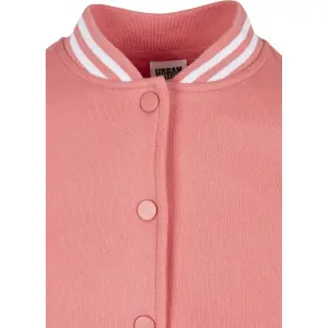 Ladies teddy jacket Urban Classics inset college- large sizes image-2