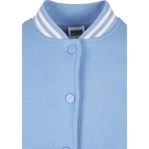 Ladies teddy jacket Urban Classics inset college- large sizes image-2