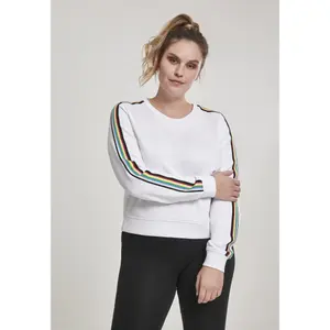 Women's large size T-shirt Urban Classic taped leeve image-1