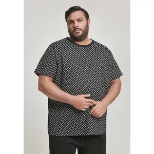 T-shirt taglie comode Urban Classic allover logo image-1