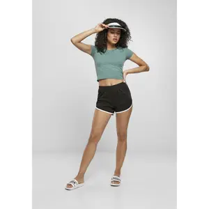 T-shirt donna Urban Classics stretch cropped image-3