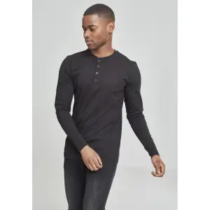 Urban Classic basic henley T-shirt image-1