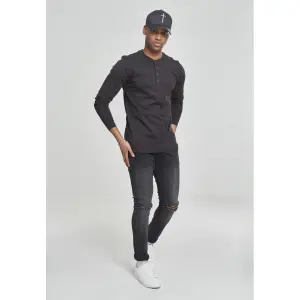 Urban Classic basic henley T-shirt image-3