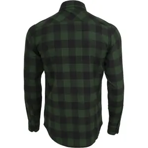 Urban Classic basic flannel shirt image-4