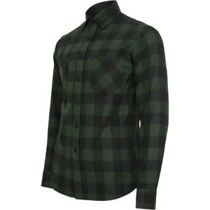 Urban Classic basic flannel shirt image-3