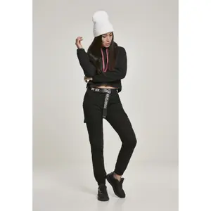 Women's hooded sweatshirt urban Classic contrat drawtring image-2
