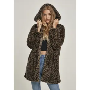 Parka Damen Urban Classic leo teddy image-1