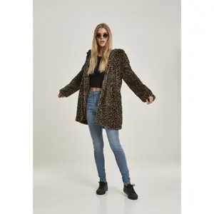 Parka Damen Urban Classic leo teddy image-5