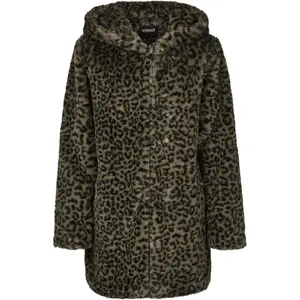 Parka Damen Urban Classic leo teddy image-0