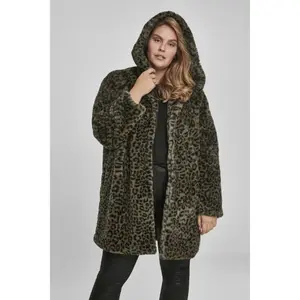 Parka Damen Urban Classic leo teddy image-3