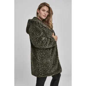 Parka Damen Urban Classic leo teddy image-6