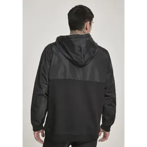Hooded sweatshirt Urban Classic military half zip  image-5