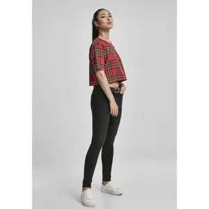 Woman's Urban Classic tartan Oversized T-shirt image-1