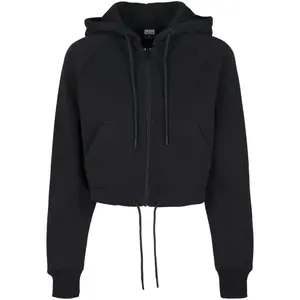 Women's hooded sweatshirt urban Classic raglan zip image-0
